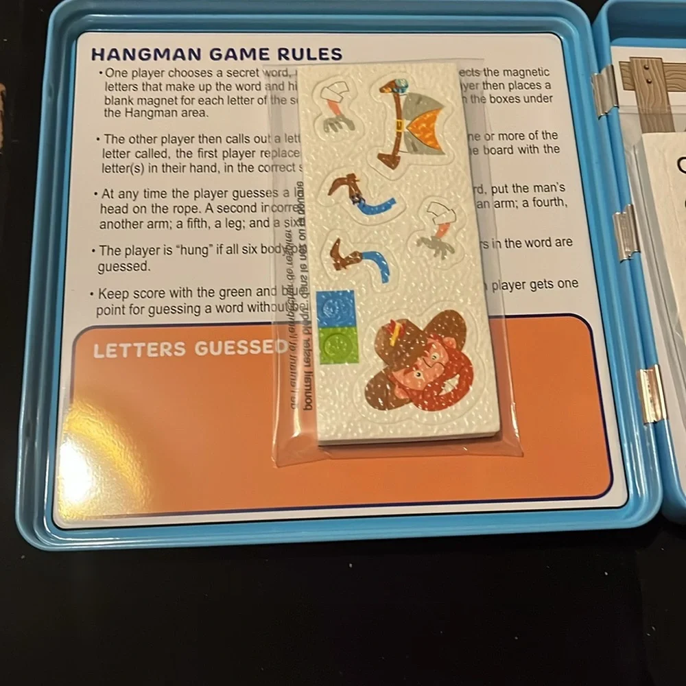 Take 'N Play Hangman Game - Blue